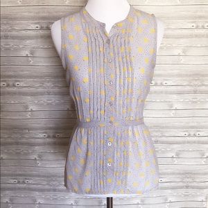 Frenchi gray pear blouse